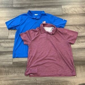 Blue and Purple Men’s Polo Shirts